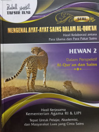 Image of HEWAN 2 Dalam Perspektif Al-Qur'an dan Sains