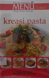 Image of Menu Terkenal Resep Pilihan Keluarga KREASI PASTA