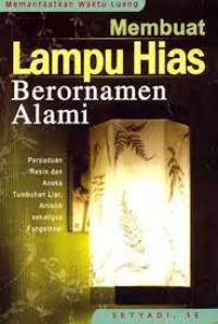 Image of MEMBUAT LAMPU HIAS BERAROMA ALAMI